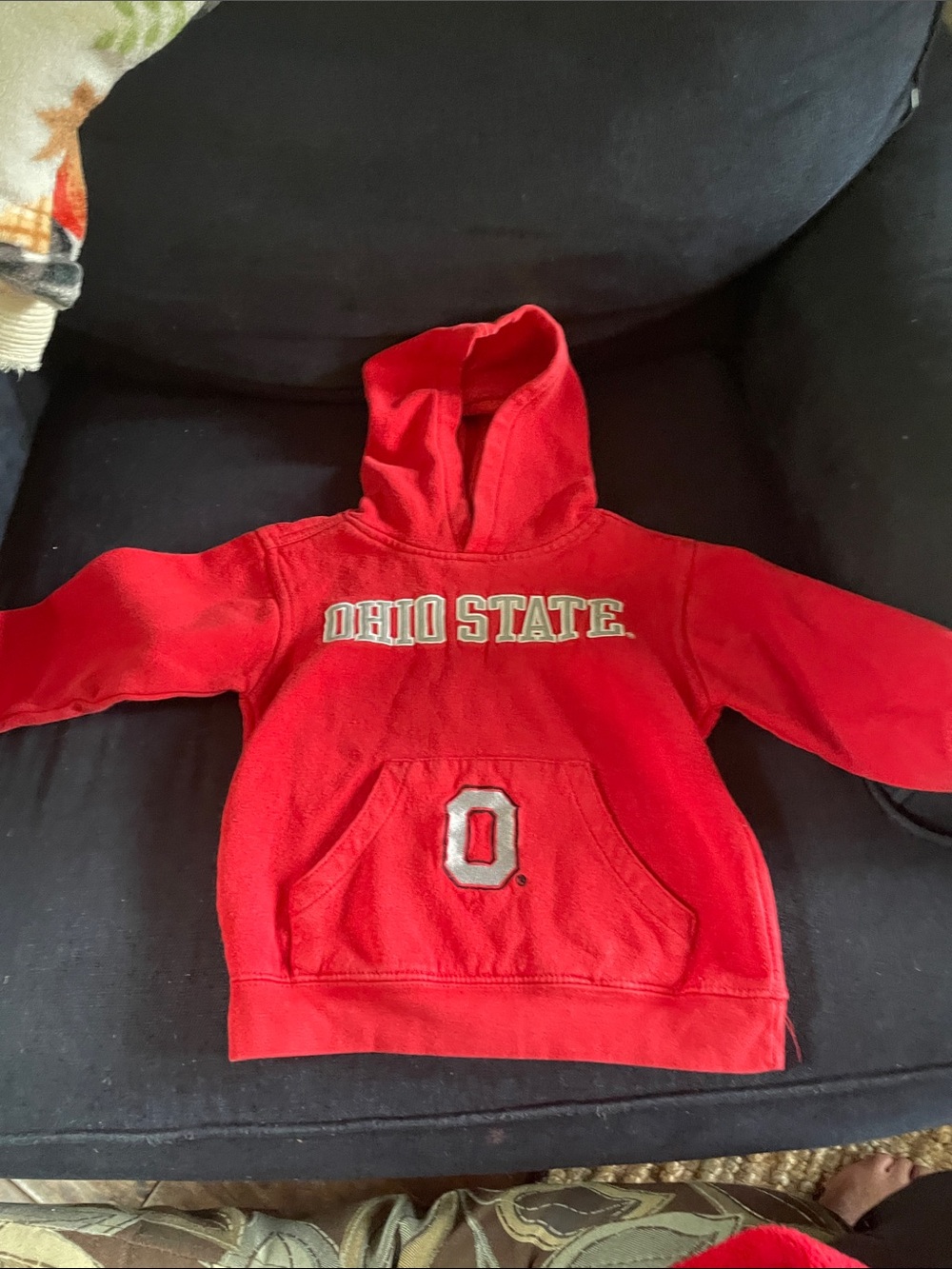 Ohio State Kids Red Hoodie Sweatshirt